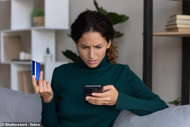 Around one in five (18 percent) people in Britain have fallen victim to a financial scam (stock photo)