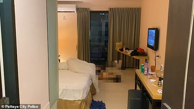 The body of Tonkin's male relative was on the floor of the hotel room in Pattaya and the boxer was screaming and drunk before being taken to a Thai hospital and is now in a coma