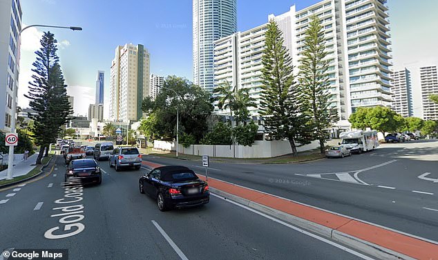 Emergency services rushed to the lush streets of Surfers Paradise and found two men stabbed