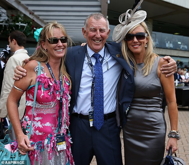 The advertising guru (pictured at the Golden Slipper horse race) is known for his love of a punt - and for shouting at the crossbar when one of his bets goes off