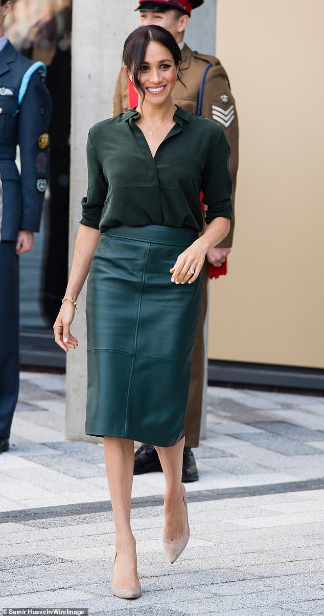 Many royal women have been in favor of this powerful silhouette for years, with Meghan Markle leading the way