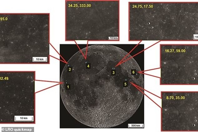 New research suggests that nighttime temperatures on the lunar surface at six different locations dropped significantly during the strict COVID-19 lockdown period from April to May 2020