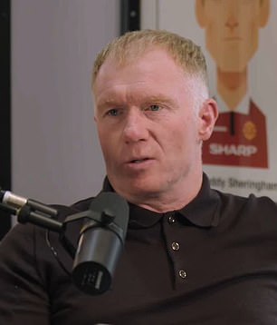 Man United legend Paul Scholes agreed with Butt's claim