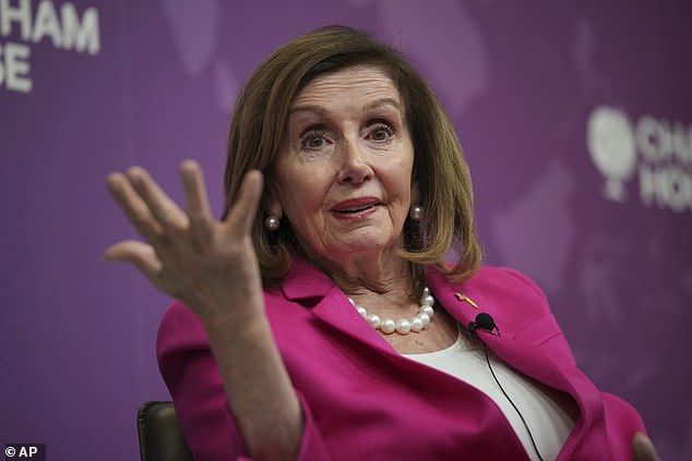 Nancy Pelosi (pictured) has admitted she has not spoken to Joe Biden since she forced him to withdraw from the 2024 presidential election