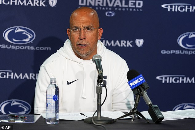 Penn State's James Franklin has apologized for walking away from reporters last week