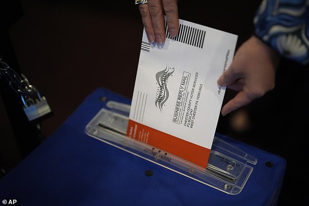 Thousands of fraudulent voter registrations have been found in the critical swing state of Pennsylvania (stock image)