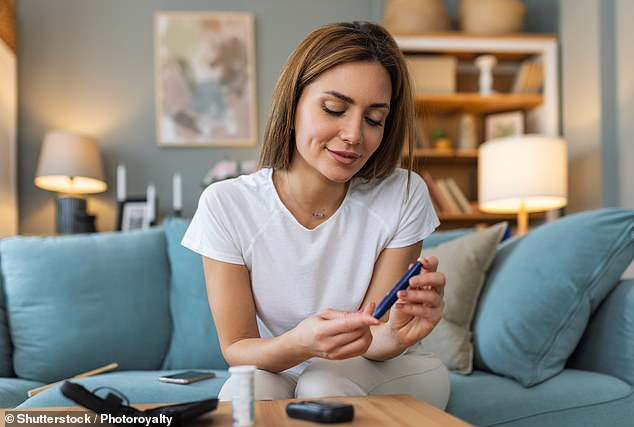 Analysis has shown that adults with late-onset type 2 diabetes have a one and a half times higher risk of death compared to the general population (file image)