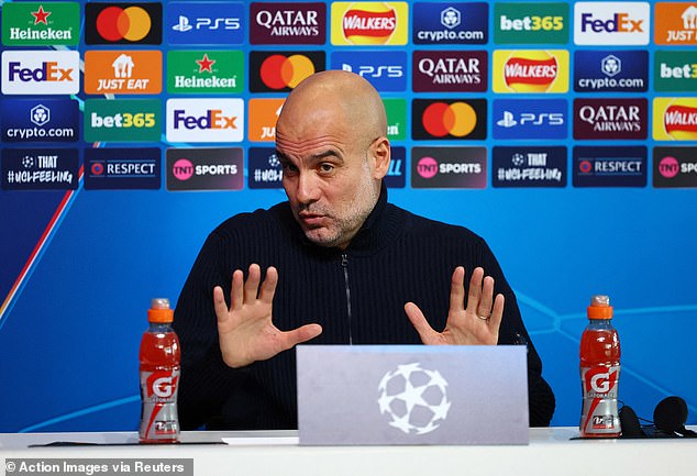 Pep Guardiola focused on a lack of communication with international managers on Tuesday