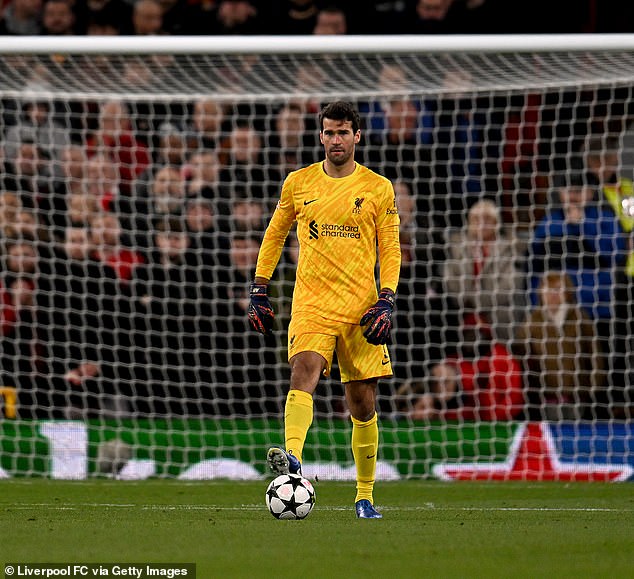 Alisson had a two-word message for the fans at Anfield after Bolonga crept back into the match