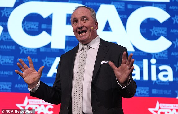 BRISBANE, AUSTRALIA. NewsWire photos. OCTOBER 5, 2024. CPAC Convention for the Institute of Public Affairs. Hon Barnaby Joyce MP. Photo: NewsWire/Richard Gosling