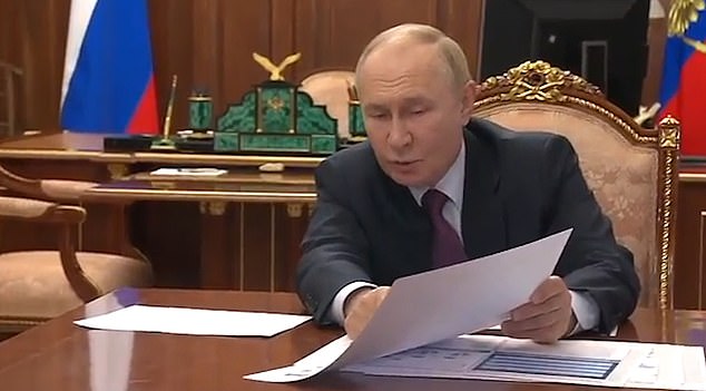 Putin rejected Lichachev's work and declared with a grin: 'In your presentation the project of the Northern Latitudinal Railway is missing. It must be shown'