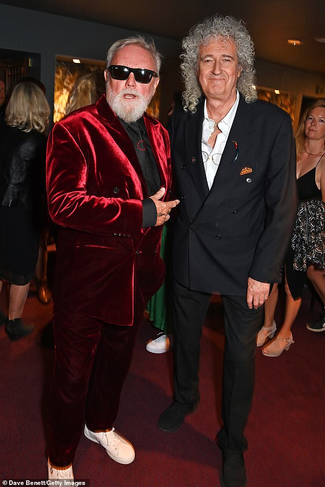 Roger Taylor admitted his Queen bandmate Freddie Mercury sang like a 'manic goat' as he revealed how 'terrible' the frontman sounded (pictured left with Brain May in 2023)