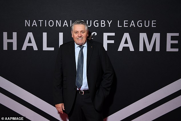 2GB radio star Ray Hadley (pictured) reportedly had harsh words with his former colleague John Gibbs when the two crossed paths during the NRL grand final