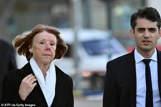 Sample of Avignon rape victim Gisele Pelicot was greeted with warm applause as she arrived (pictured above) to testify in the ongoing trial of her husband