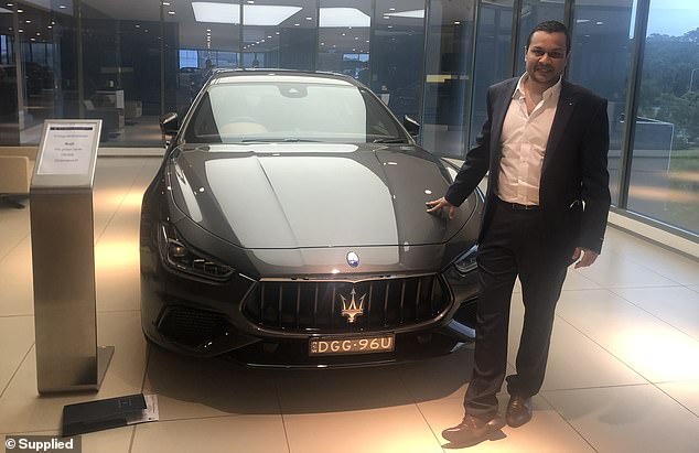 Mohammad Rajibul Islam, former co-director of the Raine & Horne Real Estate franchise in Ingleburn in Sydney's south-west, was given a one-year community corrections order in May for his involvement in a police chase last year while behind the wheel of a Maserati Ghibli (photo)