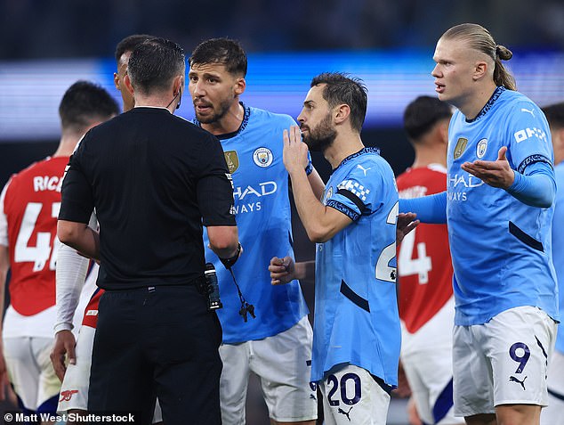 During their match against City, Arsenal were accused of using 'dark arts' and wasting time