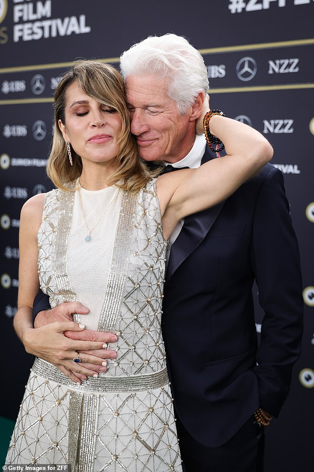 Richard Gere, 75, and his wife Alejandra, 41, looked completely in love with each other at the Zurich Film Festival in Switzerland on Tuesday