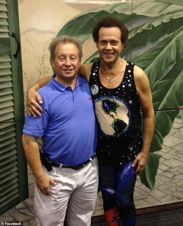 Richard Simmons' brother compared him to Clark Kent in a moving speech at the celebration of life on Saturday