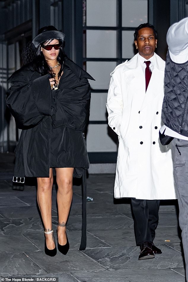 She stepped out with boyfriend A$AP Rocky in honor of his 36th birthday weekend. The pair spent part of the evening at the trendy Italian restaurant Ambra