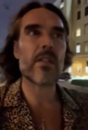 A bizarre video on X shows Russell Brand in Miami, which is not directly in the path of the Category 3 hurricane