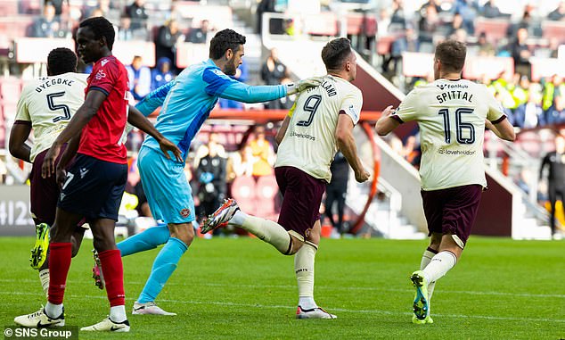 Lawrence Shankland's late equalizer against Ross County ended a run of eight consecutive defeats.