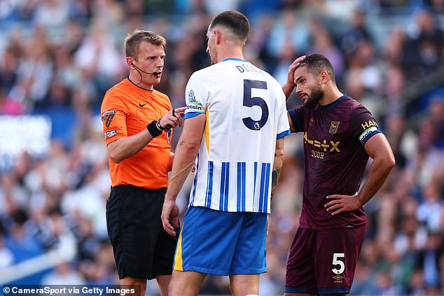 Referees have complained about the quality of post-match food available to them in Brighton