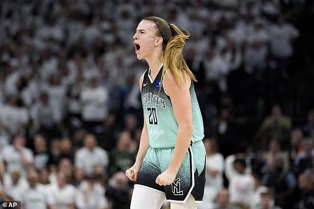 Sabrina Ionescu called the game on Wednesday with a three-pointer in the last second against the Lynx