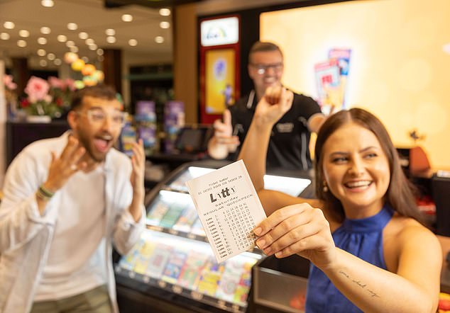 The lucky $2 million winner from NSW's Lake Illawarra region said: 'I've got to call mum and dad, I'll make sure they sit down' (stock image)