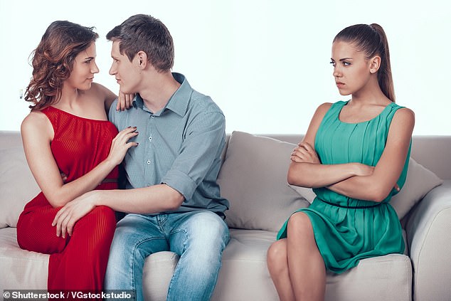 Flirting with others to make your partner jealous is a really bad idea, experts warn (stock image)