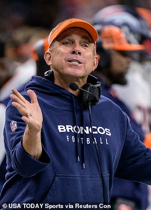 Denver Broncos head coach Sean Payton (pictured) spoke out about Josh Reynolds' 