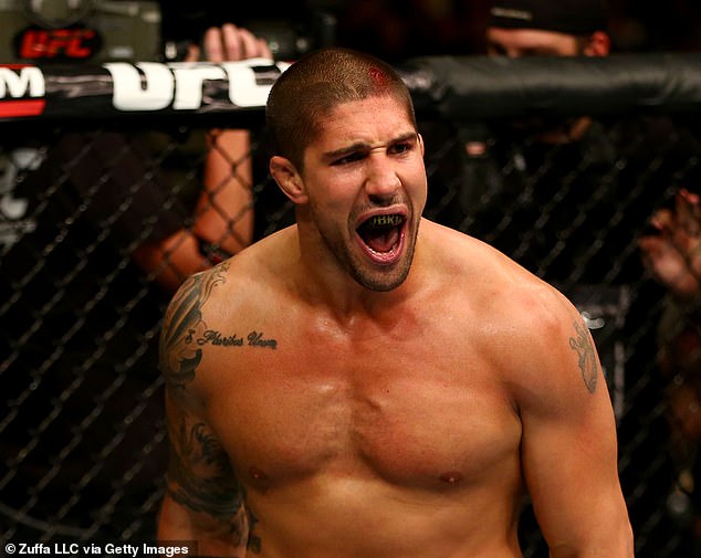 Ex-UFC heavyweight Brendan Schaub (pictured) slams Nate Diaz in fiery tirade