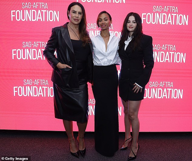 Most recently, Selena and Zoe attended the SAG-AFTRA Foundation Conversations event in New York on Tuesday to talk to Karla Sofia Gascon about Emilia Perez (see above)