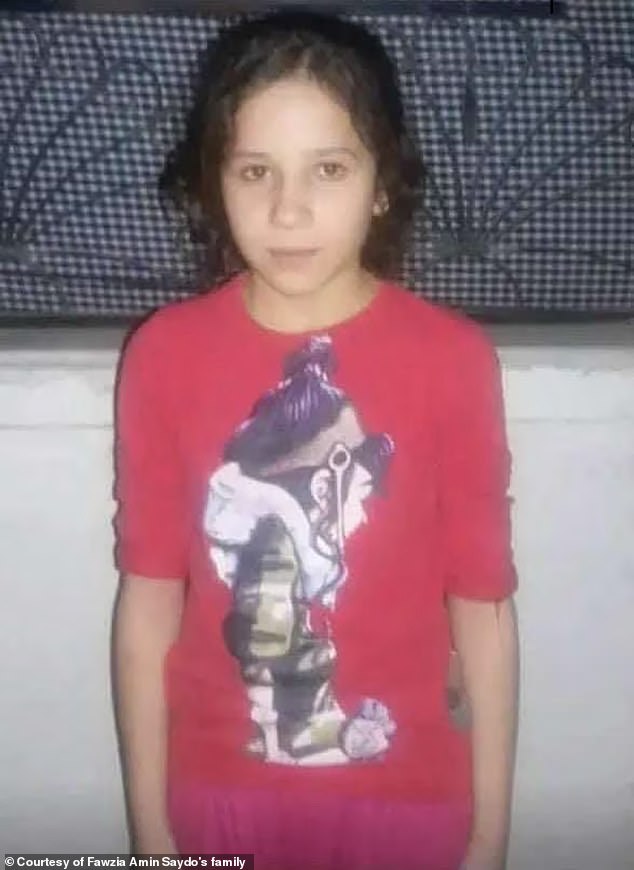 Fawzia Amin Saydo, now 21 years old, was taken from her home in Sinjar, Iraq, as a child in 2014