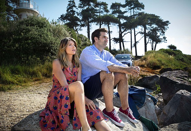 The couple met 14 years ago and the writer and actress became pregnant just six months later – loosely basing her Channel 4 drama Catastrophe, with Rob Delaney, on their experiences.