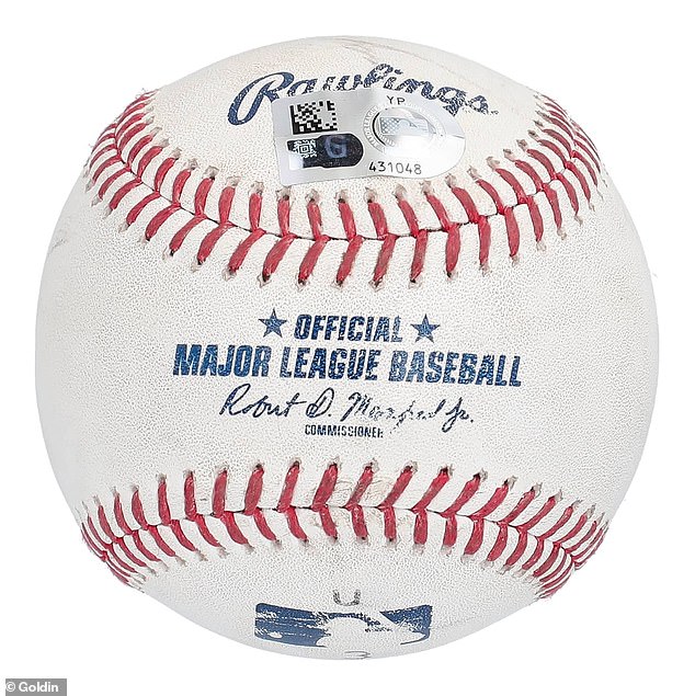 Just days away from its World Series debut, Shohei Ohtani's historic 50th home run ball of the season has sold at auction for a whopping $2.3 million