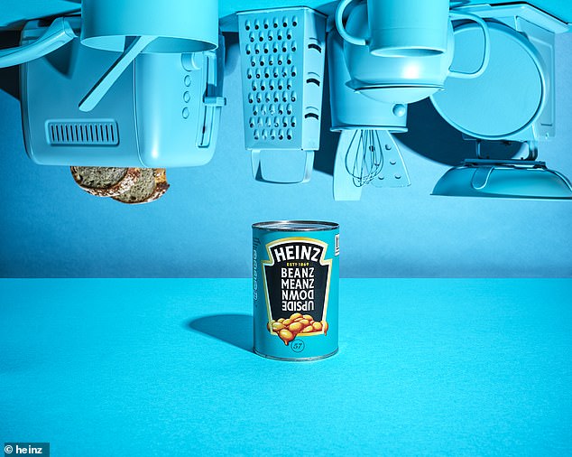 Heinz has released a limited edition 'Upside Down' can, designed to make it easier than ever to tip out the entire contents of the can, without having to scrape the last few out