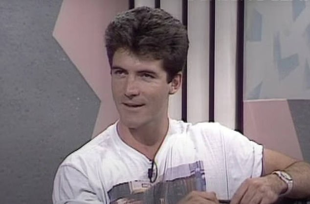 In the 1980s, Cowell was far from the polished, neat TV mogul we know today. He worked behind the scenes in the music industry and had a youthful, natural appearance