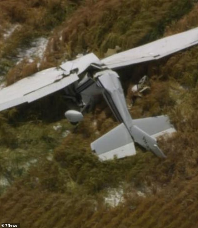 The plane crashed at an airfield on Aerodrome Rd, Parwan, near Bacchus Marsh, about 50km northwest of Melbourne, at 11.20am on Tuesday.