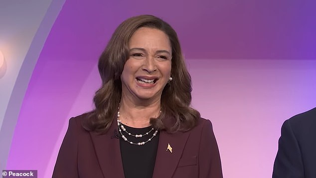 Maya Rudolph played Kamala Harris as Saturday Night Live viewers believe the show is 