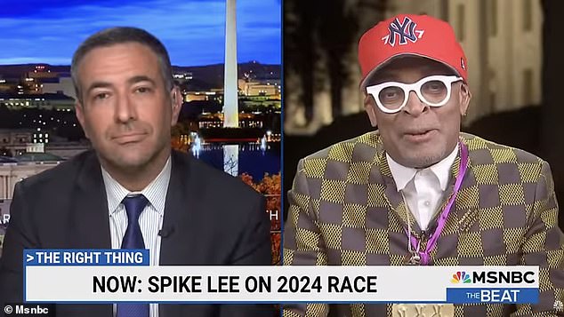 Spike Lee spoke on MSNBC last night about black voters supporting Kamala Harris