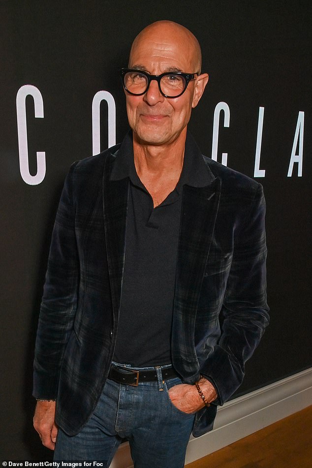 Stanley Tucci is said to be 'thrilled' to return to his role as Nigel Kipling in a sequel to The Devil Wears Prada; seen here on October 11, 2024