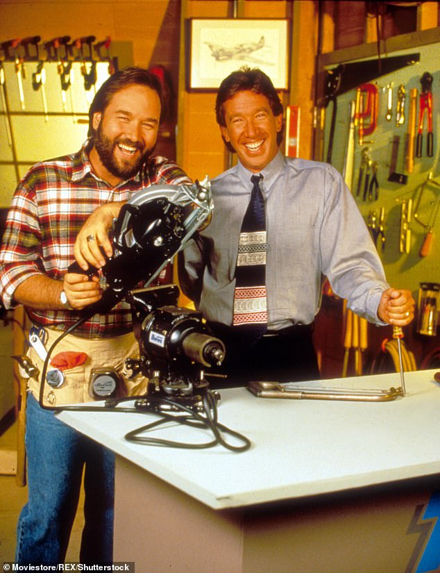 He is 68-year-old film and TV actor Richard Karn, who is best known for co-starring with Tim Allen (R) on the ratings giant Home Improvement (pictured) from 1991 to 1999.