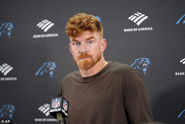 Carolina Panthers quarterback Andy Dalton was in a car accident with his family this week