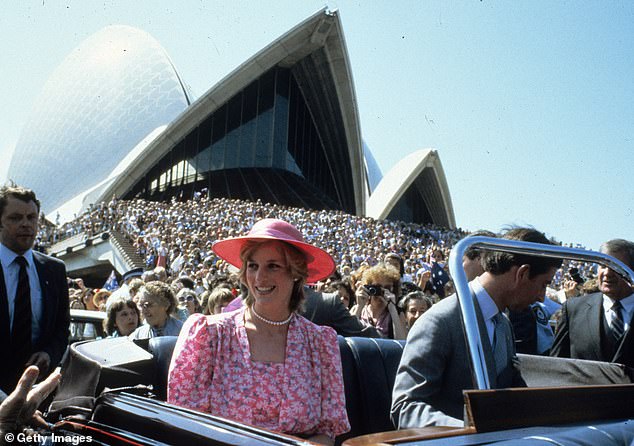 Staunch republican Peter FitzSimons has launched an attempt to attack the monarchy by comparing photos of crowds during Princess Diana's visit to Australia in 1983 and the King and Queen's most recent trip Down Under.