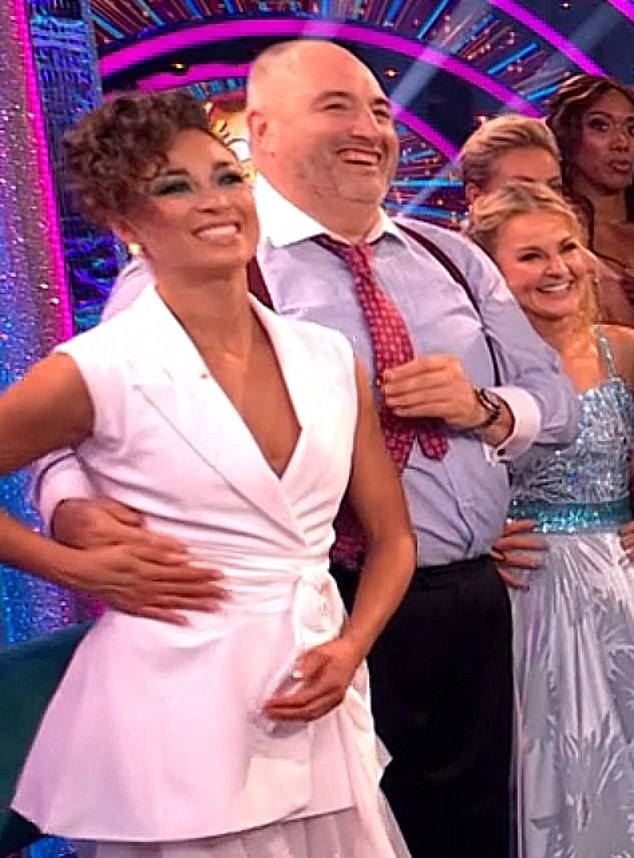 Fan speculation about bad blood between the two comes after viewers noticed Wynne putting his arm around Katya, before swatting his hand away as it moved along her waist.