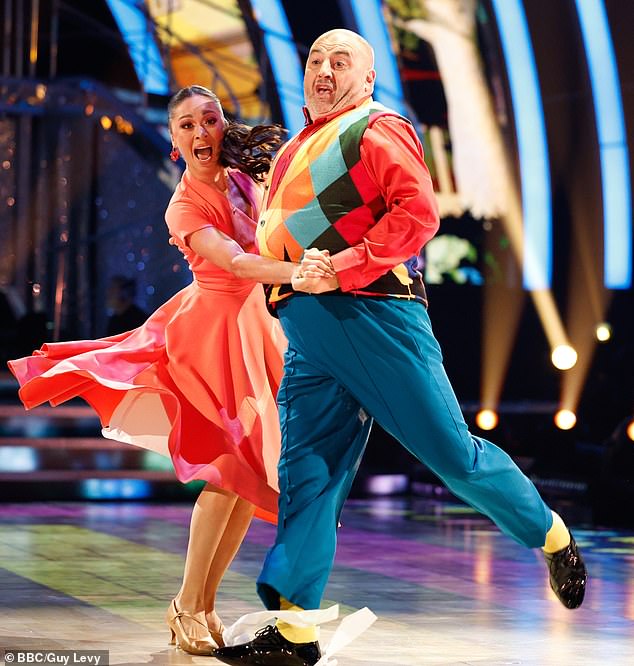 Strictly Come Dancing viewers were left cringing as Wynne Evans and Katya Jones 'awkwardly' returned to the dance floor on Saturday