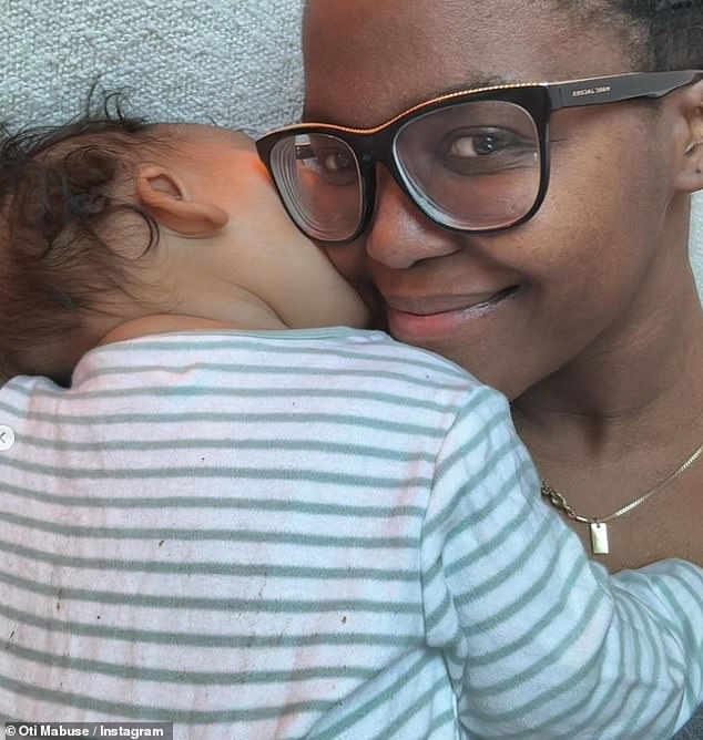 Oti Mabuse, 34, has admitted she is 'very lucky' her baby daughter survived after a 'traumatic' premature birth