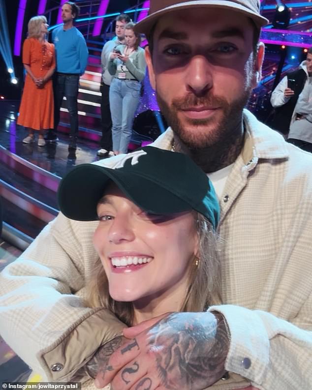 Strictly's Pete Wicks, 36, and partner Jowita Prystal, 30, continued to spark romance rumors after they were reportedly seen together backstage after Saturday's show (pictured last week)