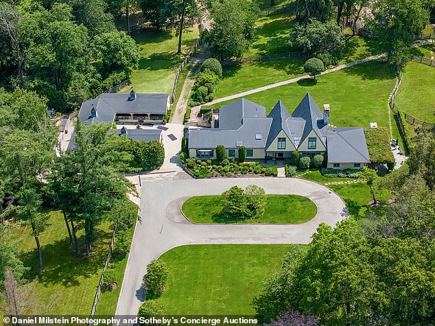 A beautiful five-bedroom, five-bathroom mansion in Connecticut, set on more than 16 acres of land, with room for 12 horses, has hit the market for the first time at a price of $35 million.