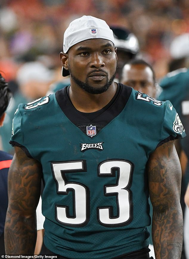 Nigel Bradham, 35, was reportedly pulled over in Tallahassee after allegedly driving 75 mph in a 55 mph zone on Oct. 10. Both of Bradham's children were in the Kia SUV with him